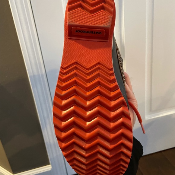 Sorel Shoes | Sorel Boots with Orange Laces and Sole | Color: Orange | Size: 9.5 | Littlefox7's Closet